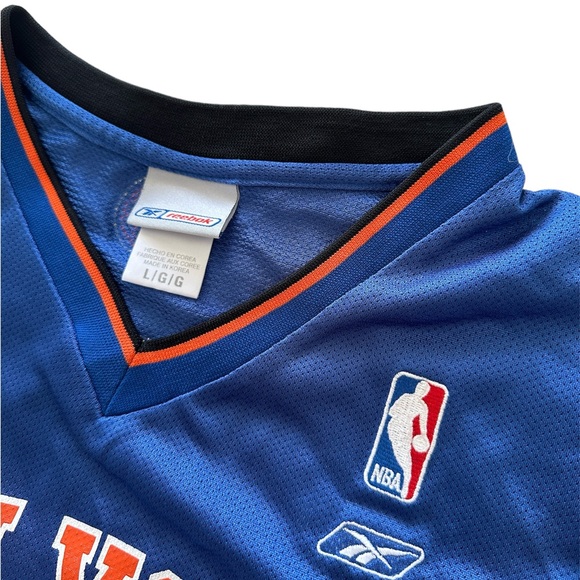 New York Knicks #8 Latrell Sprewell Basketball Jersey - Picture 7 of 10